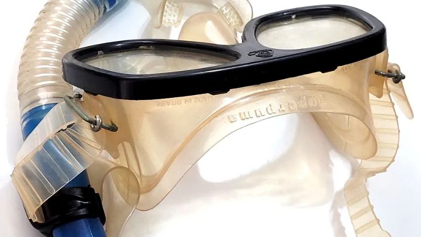 Máscara Cobra Superpuma de silicone nova com Snorkel Discovery - Foto 2