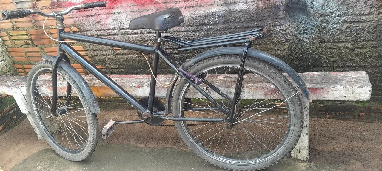 Bicicleta Retrô Preta