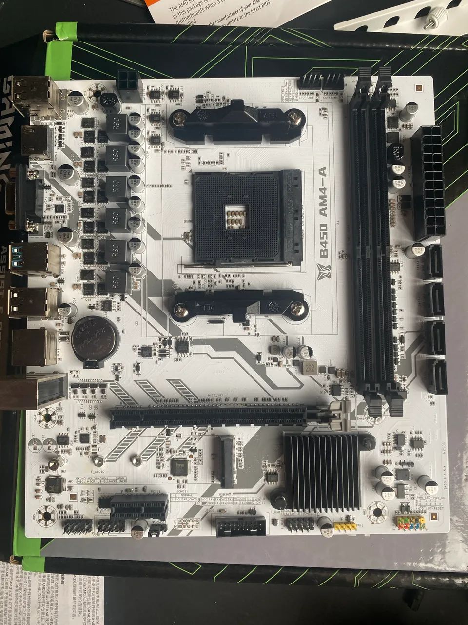 Processador Ryzen 5600+placa mae B450m - Foto 3