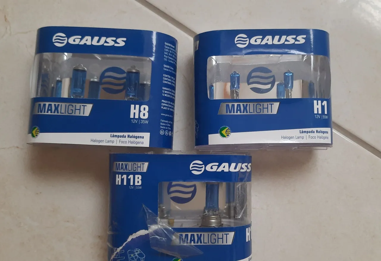 Kit de lâmpadas de led para faróis super brancas
