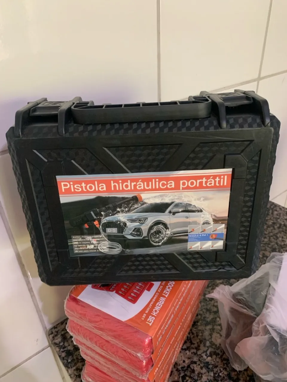 Pistola Hidráulica Portátil para Lavar Carros - Ideal para Limpeza Profissional NOVA!