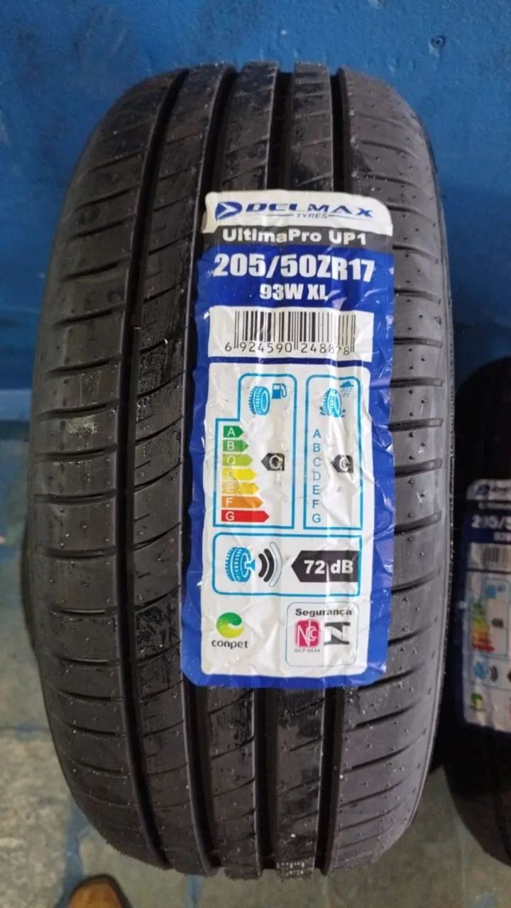 (4undisp) Kit 2 Pneus aro 17 medida 205/50r17 AT marca DELMAX (original) - Foto 2