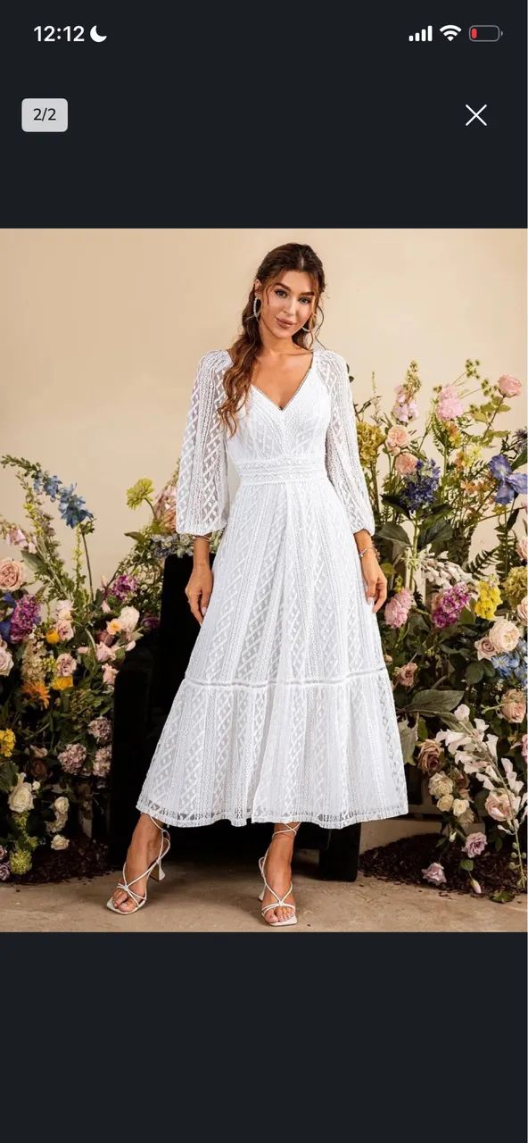Vestido de casamento civil 