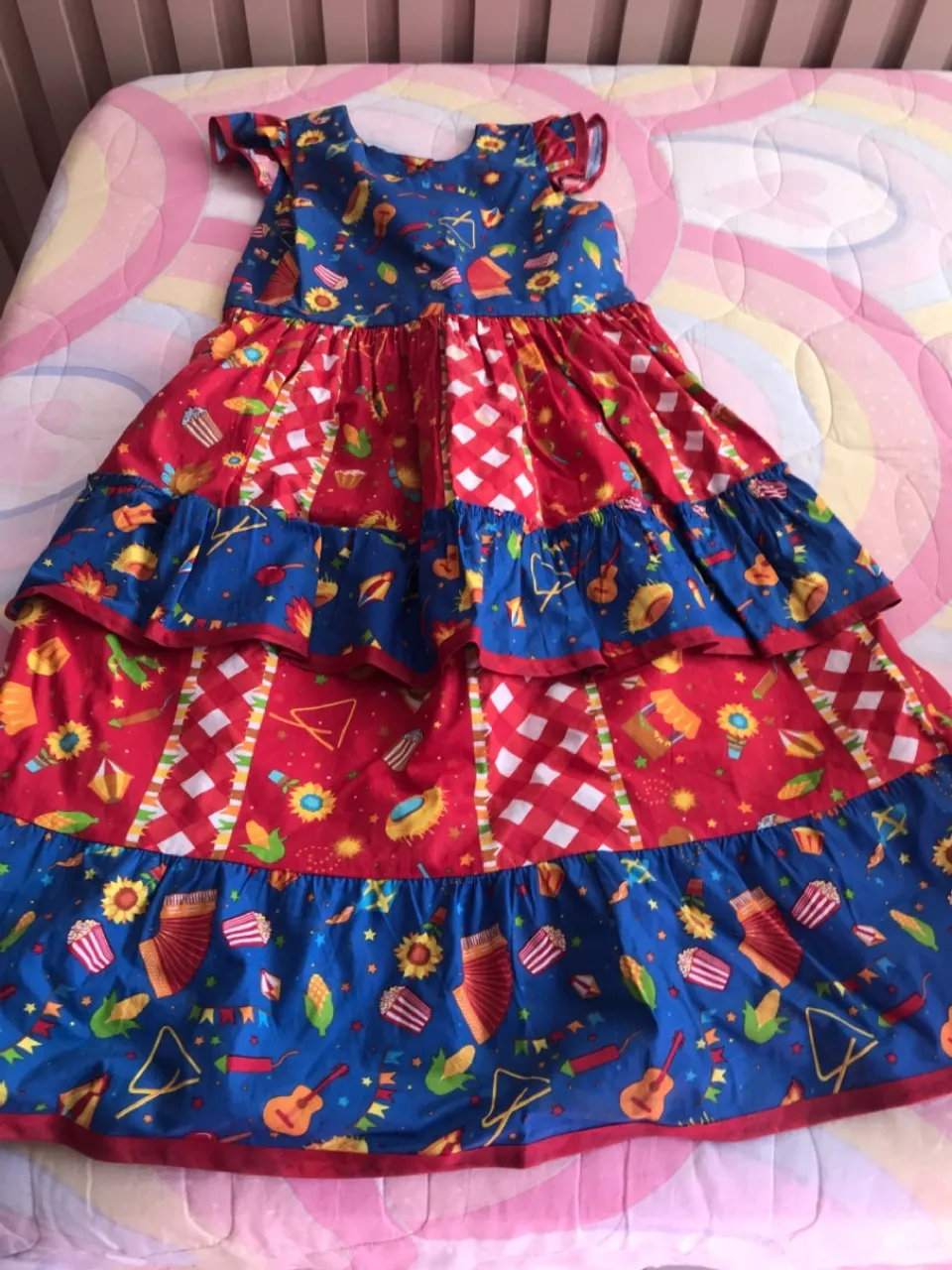 Vestido Infantil Festa Junina