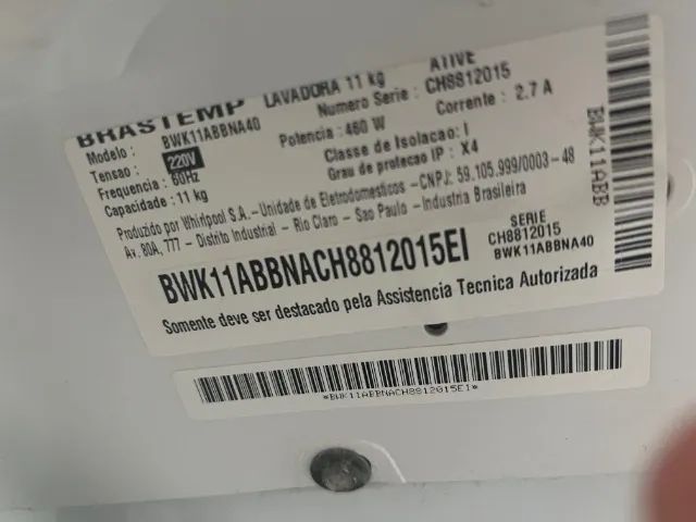 Máquina de Lavar Brastemp 11kg  - Foto 6
