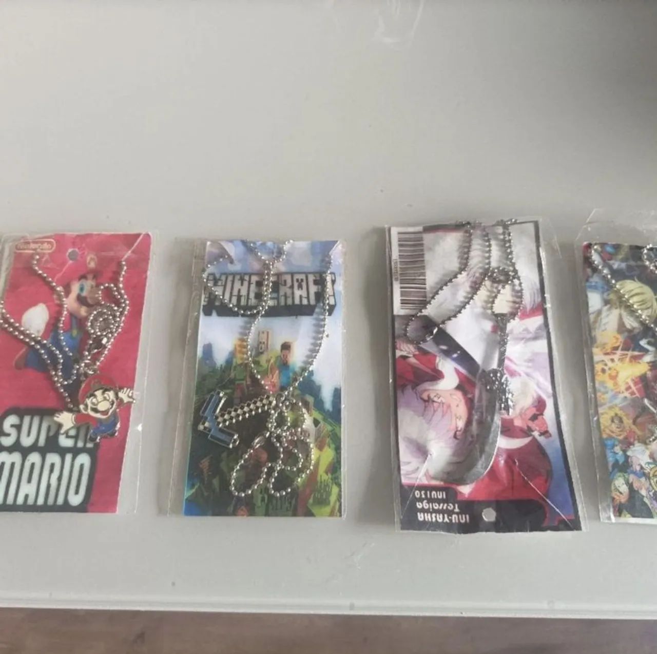 Colares Super Mario, Minecraft, Inuyasha, One Piece - Foto 4