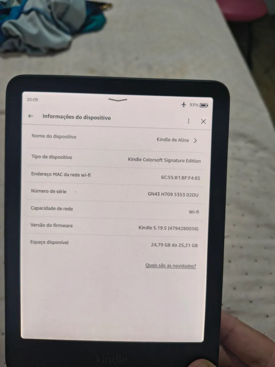 Kindle colorsoft signature edition 32gb, em ótimo estado.  - Foto 3