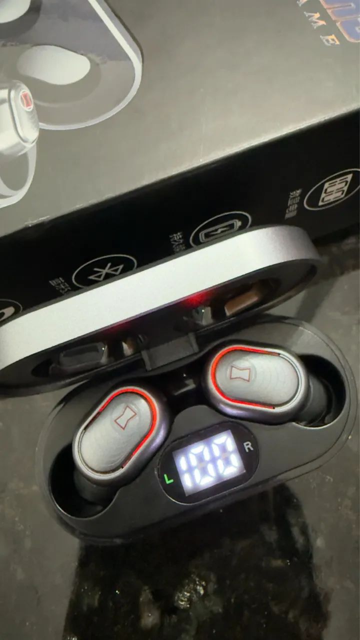 Fone de Ouvido Bluetooth Sem Fio TWS Avengers Endgame com Display Digital - Foto 3