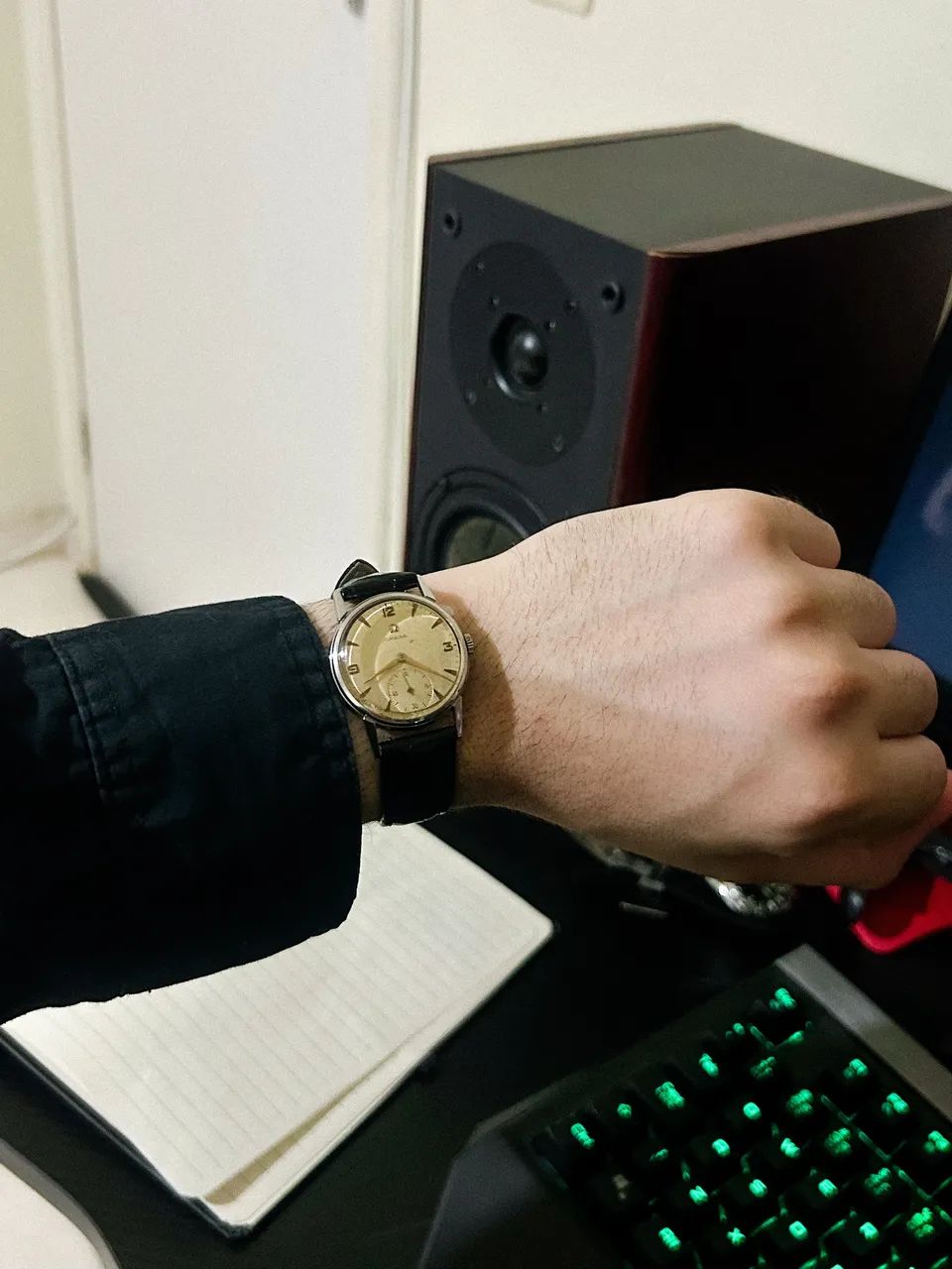 Relógio original Omega Vintage década 1950