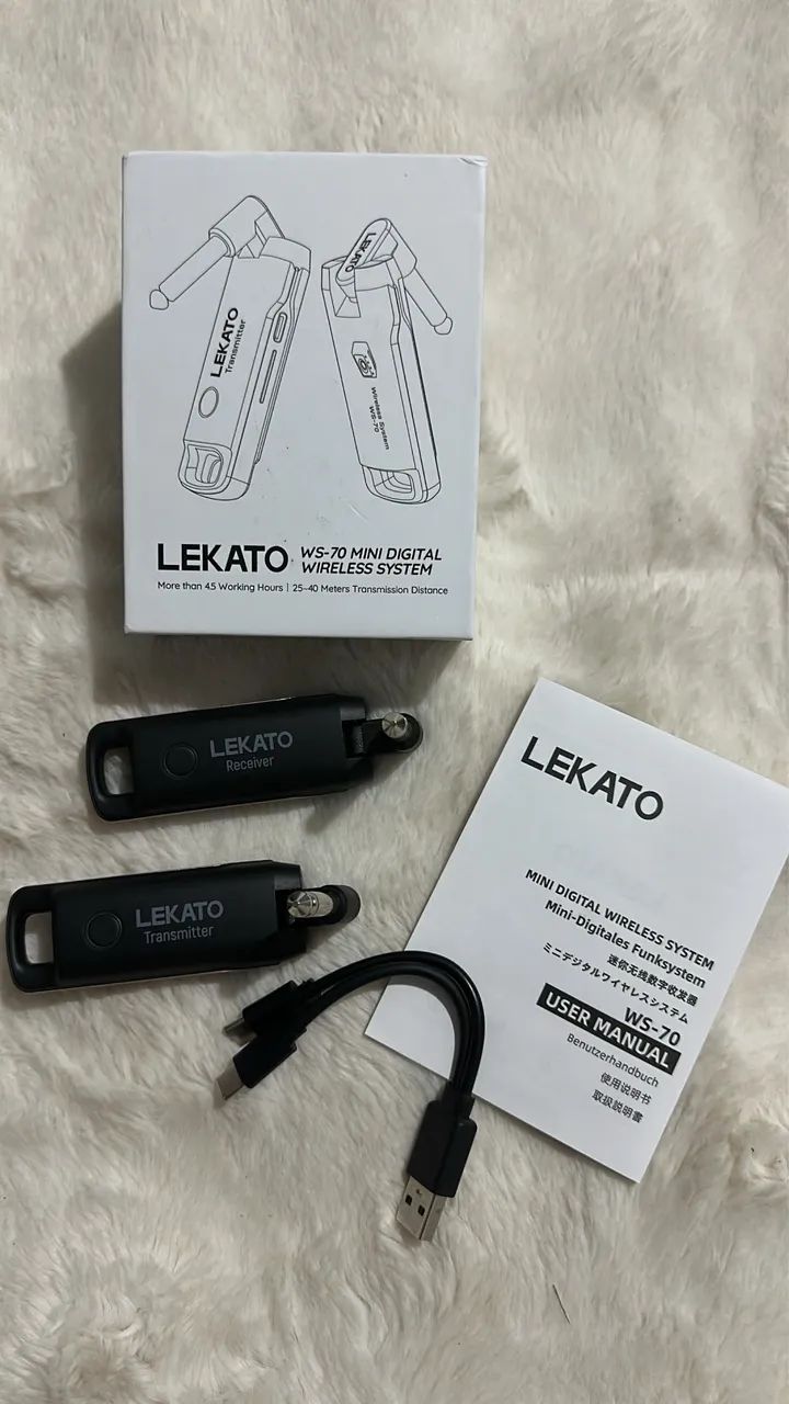 Transmissor e Receptor Lekato WS-70 