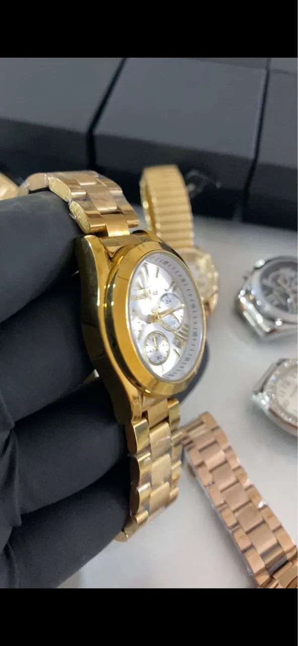RELÓGIO MICHAEL KORS BANHADO A OURO 18k - Foto 2