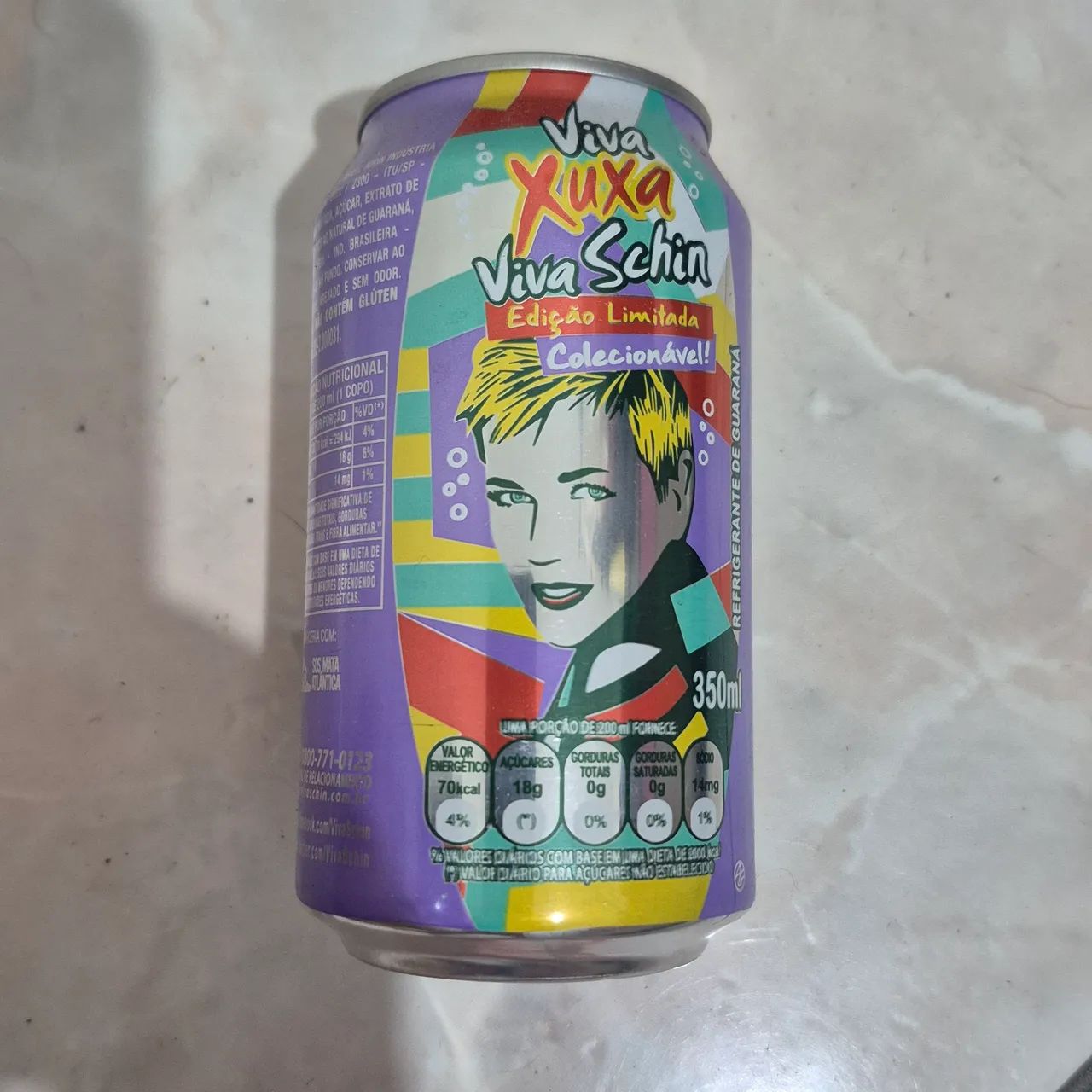 Lata de refrigerante Xuxa colecionável - Foto 2