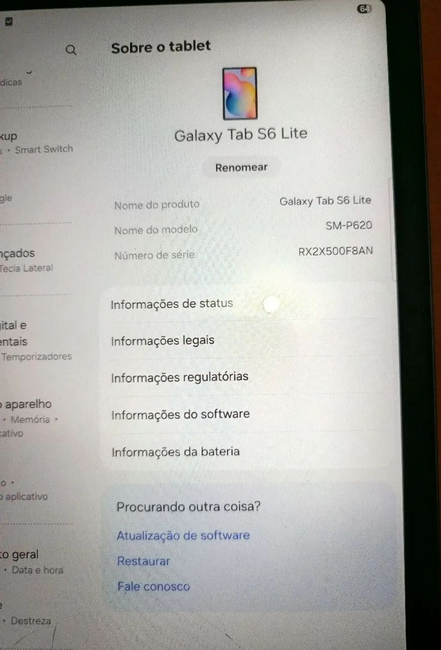 GALAXY TAB S6 LITE + CAPA PROTETORA - USADO - Foto 2