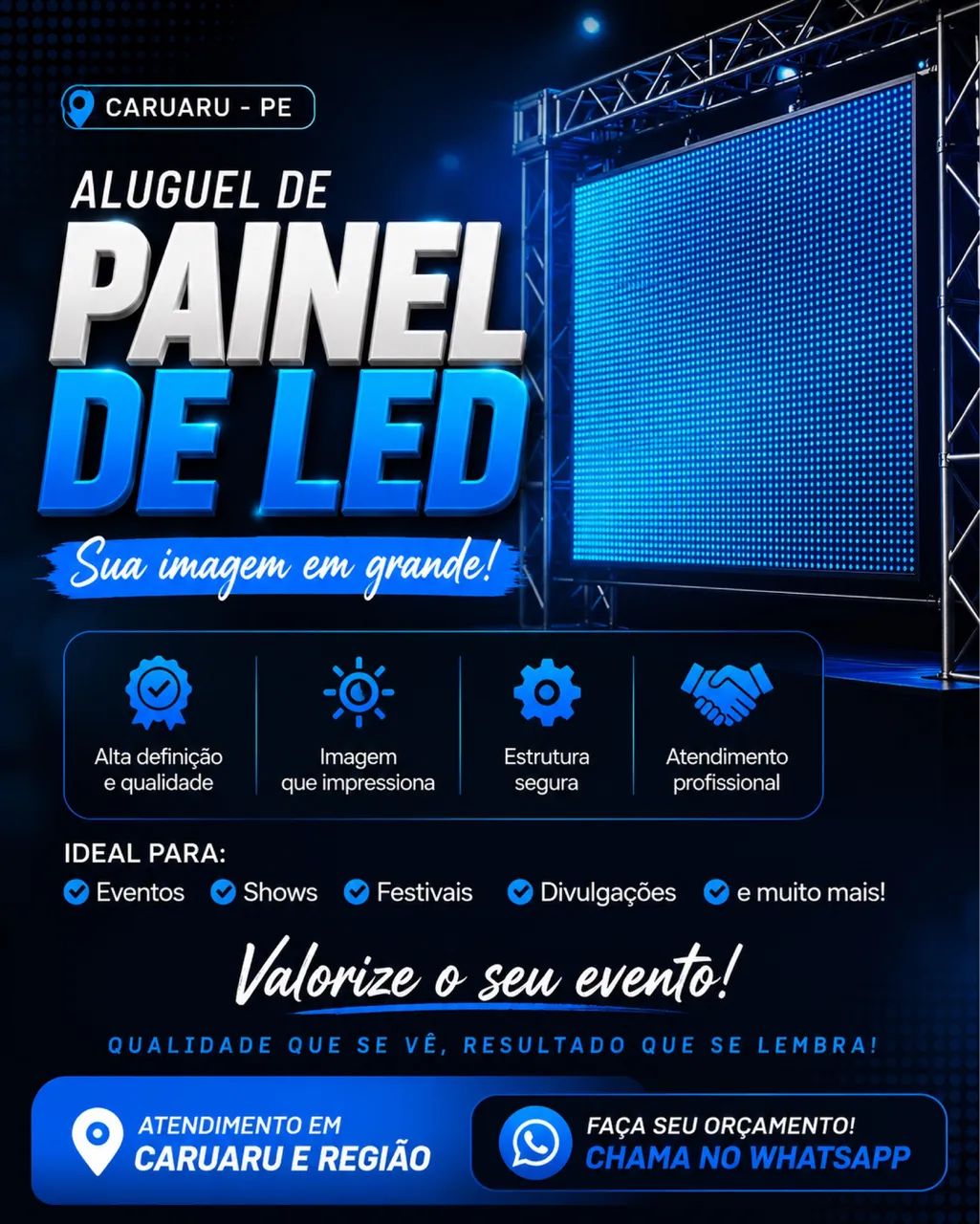 Garanta já nossos painéis de Led para elevar seu evento! - Foto 2
