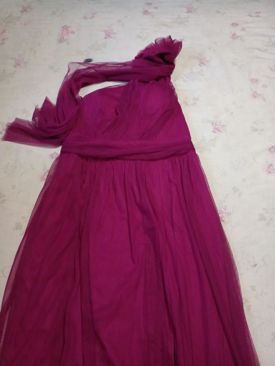 Vestido fúccia usado - Foto 2