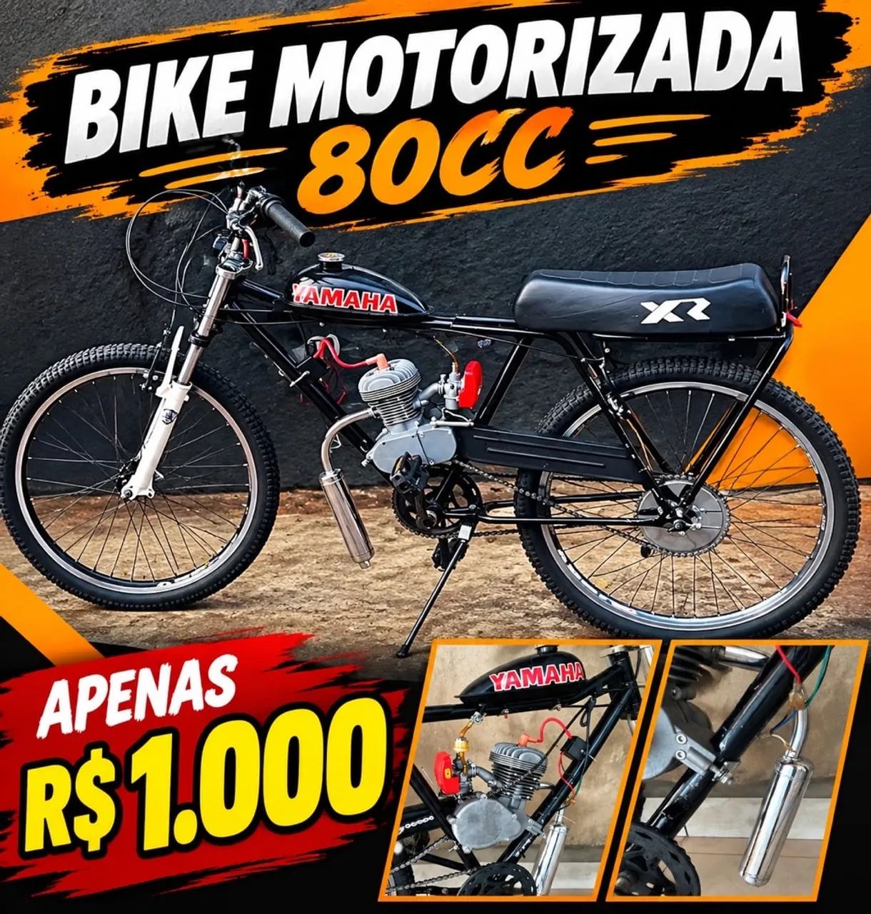 Bike motorizada 80cc