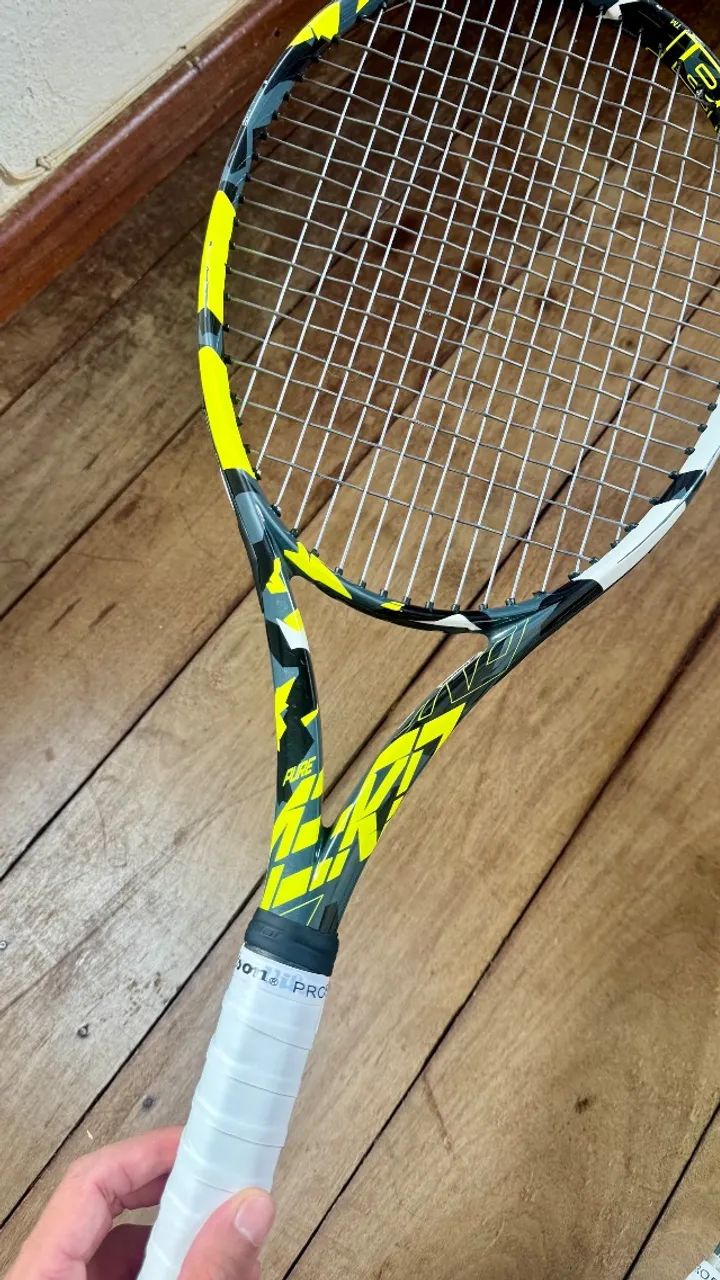 Par de raquetes Babolat Pure Aero Alcaraz Cabeça 100 | Peso 300g | Grip L3 - Foto 5
