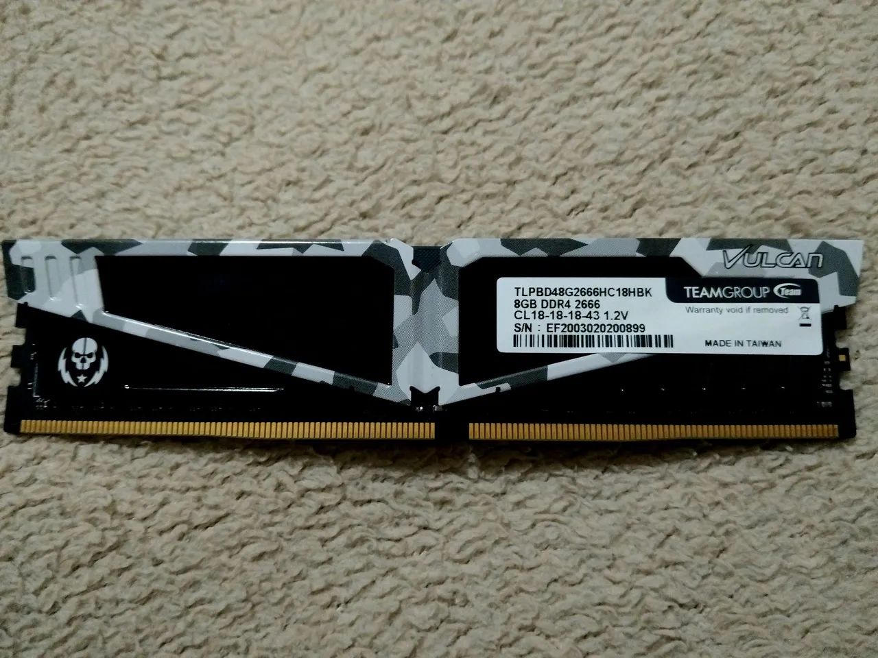 Memoria Ram 8GB, DDR4, 2666MHZ - Memória RAM - Parque Císper, São