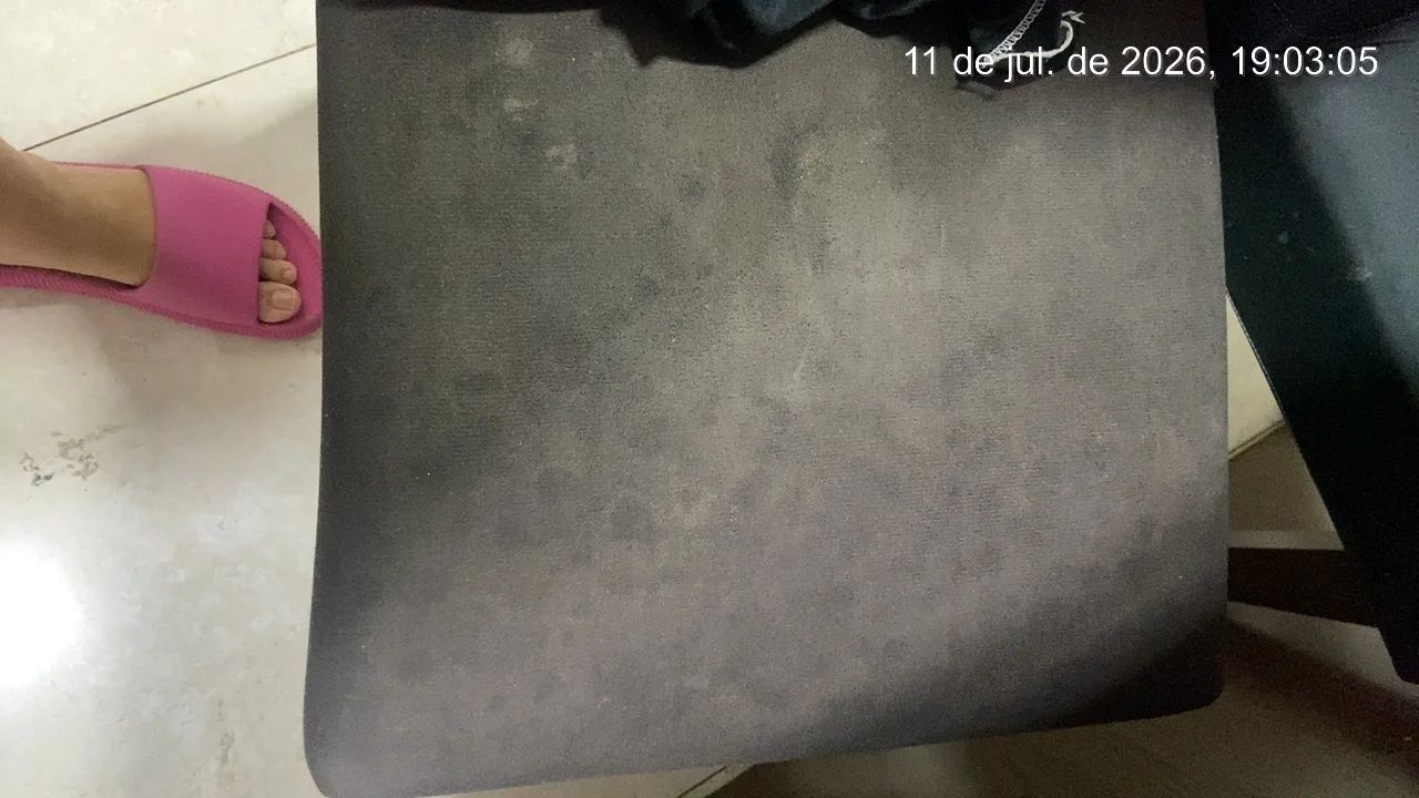 Mesa 6 cadeiras com tampo de vidro  - Foto 4