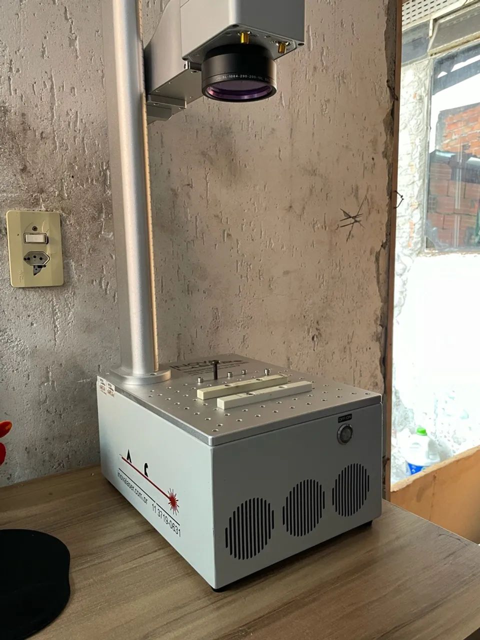 Máquina a laser fiber gravação 20W