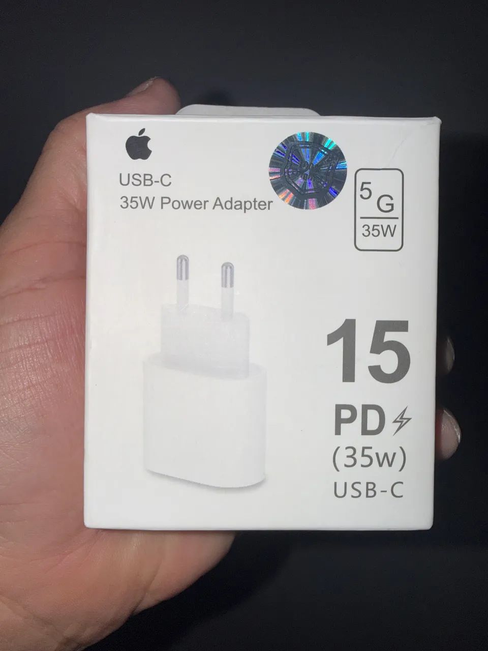 Fonte carregador turbo 35w iPhone iPad