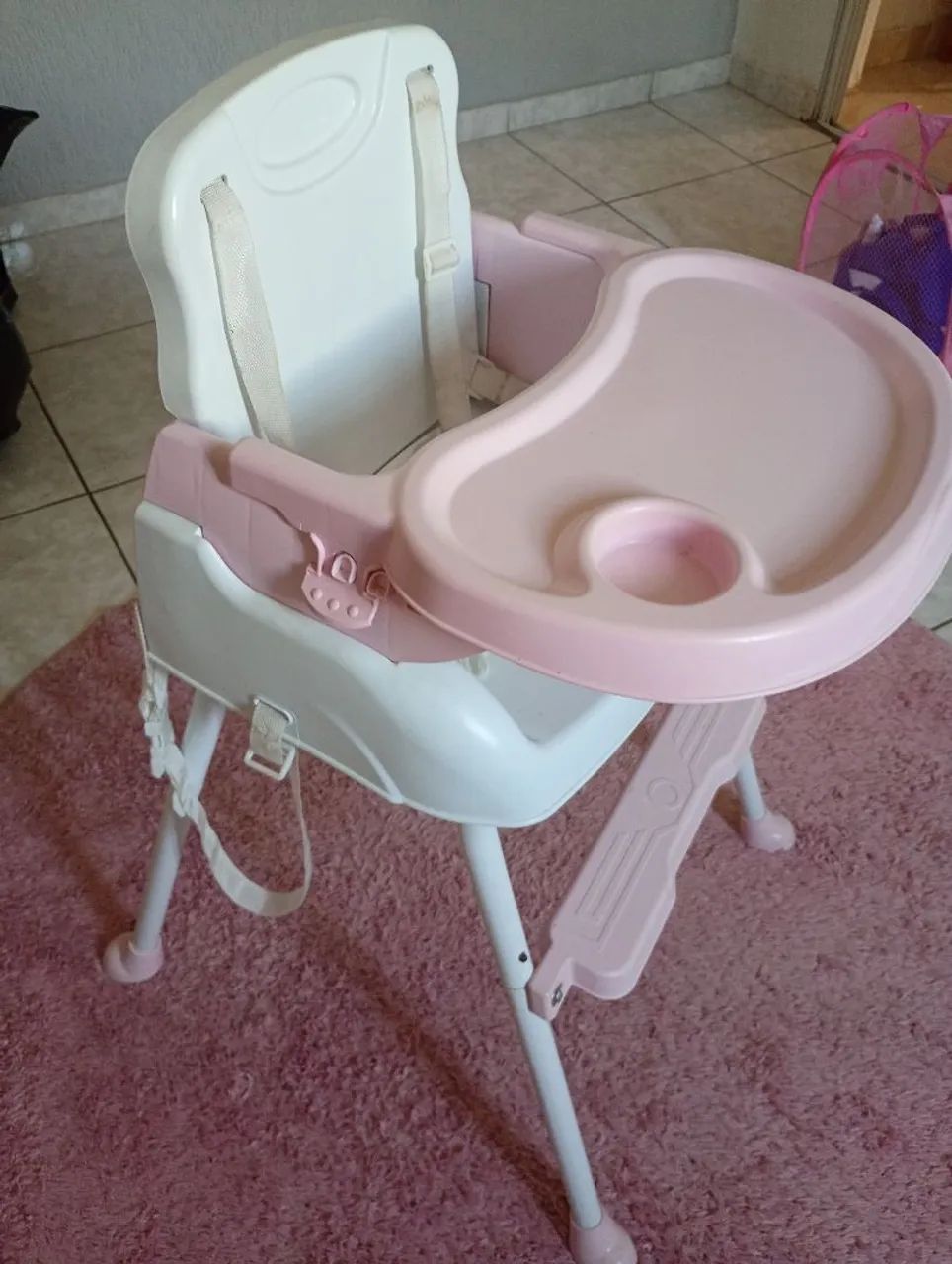 Cadeira de alimentação bebê 3 em 1 - Foto 3