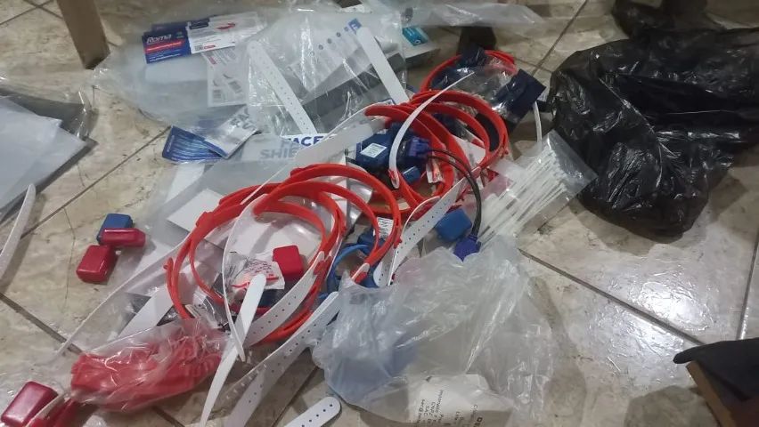 Protetor fácil, auricular e luvas de borracha - Foto 2