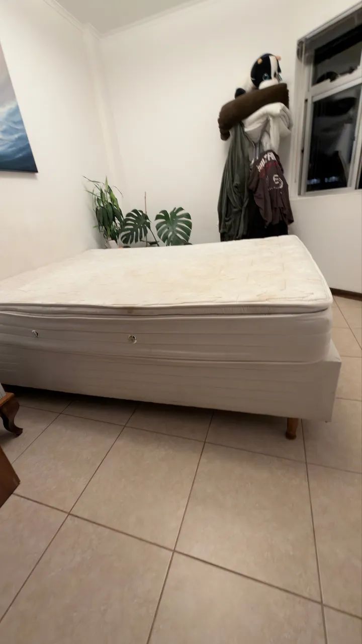 Cama de Casal Completo (colchão + base) - Foto 3