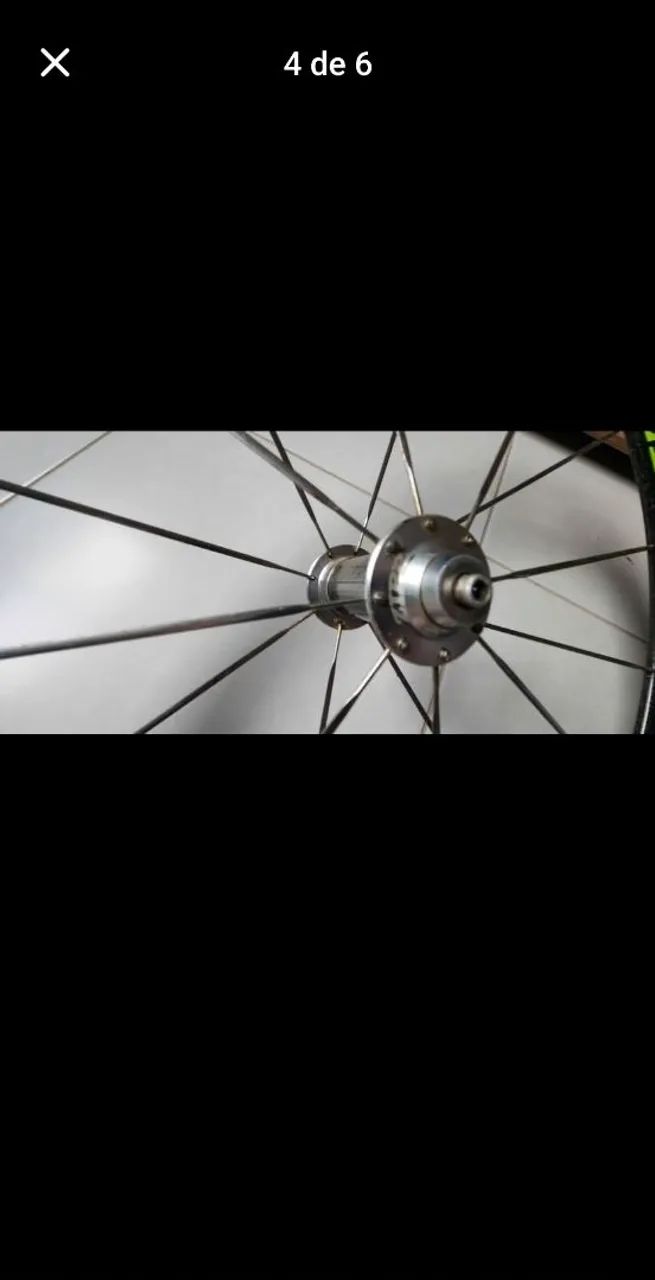 Roda dianteira ZIPP 650c tubular anos 90. - Foto 4