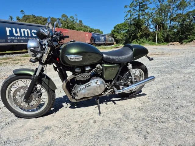 Triumph Thruxton 900 Verde Ano 2015  - Foto 4