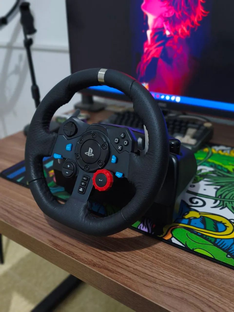 Volante Logitech G29 + Câmbio + Cockpit de PVC - Foto 2