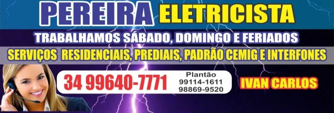 Eletricista predial residencial comercial e Rural 