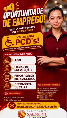 VAGAS - PCD