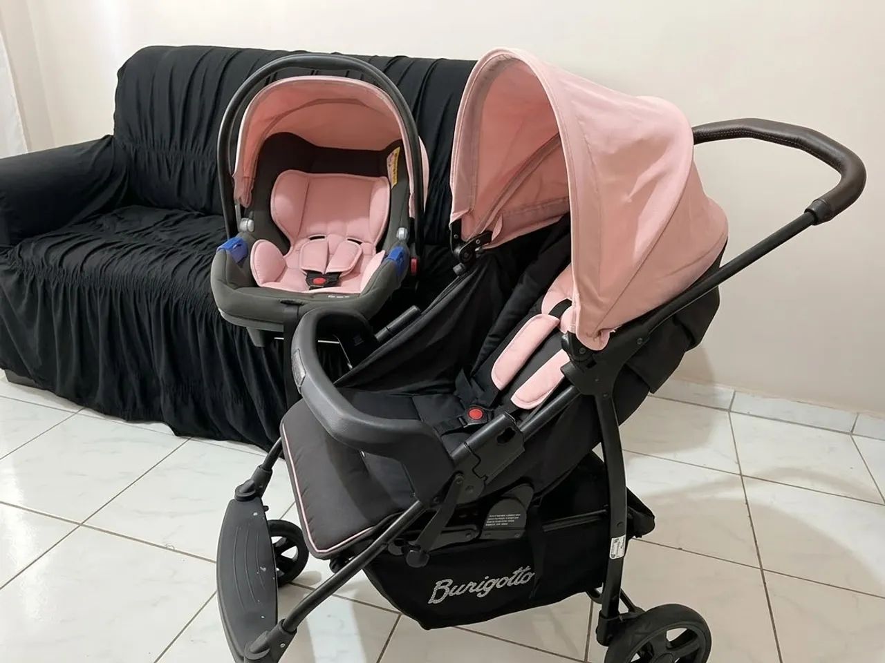 Carrinho de bebê + Bebê conforto  - Foto 3