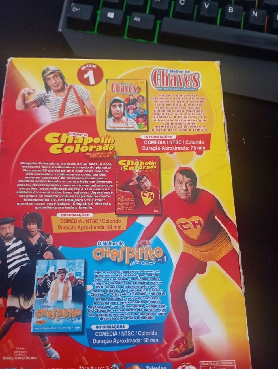 Box Dvd o melhor de Chaves - Foto 3