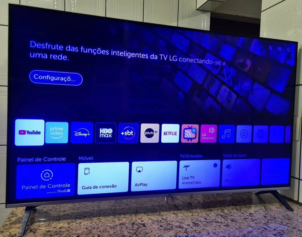 Tv smart 55 polegadas LG Al Thinq 4k  - Foto 4