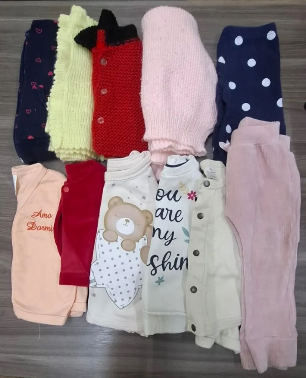 Lote de bebê menina Rn ao m - Foto 2