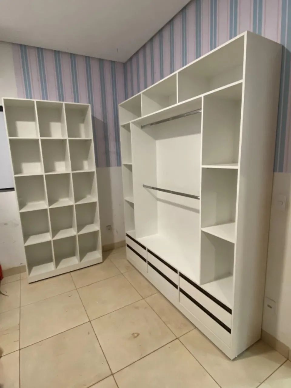? Closet Completo MDF Branco dos Sonhos