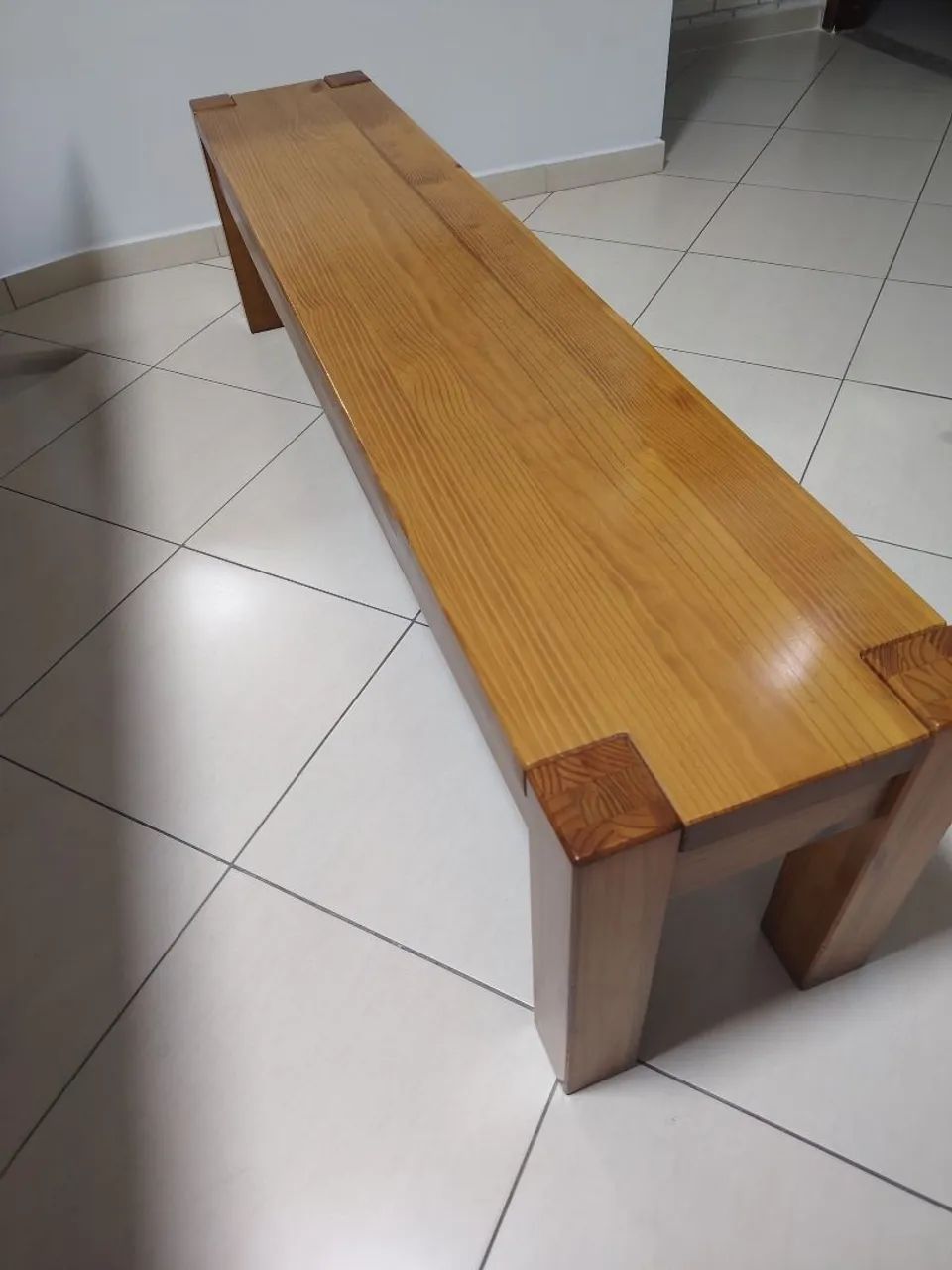 Tok&Stok Wooden Bench for 4 People