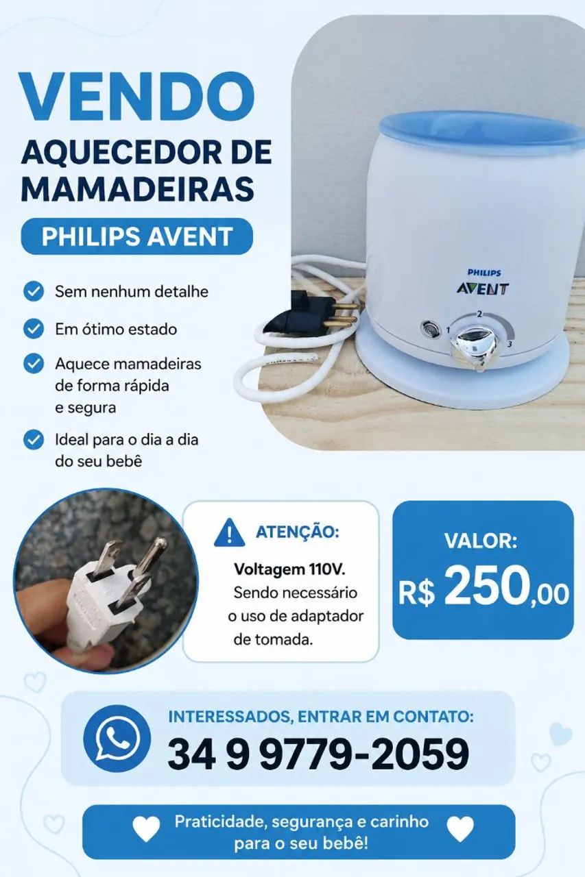 Aquecedor de mamadeira