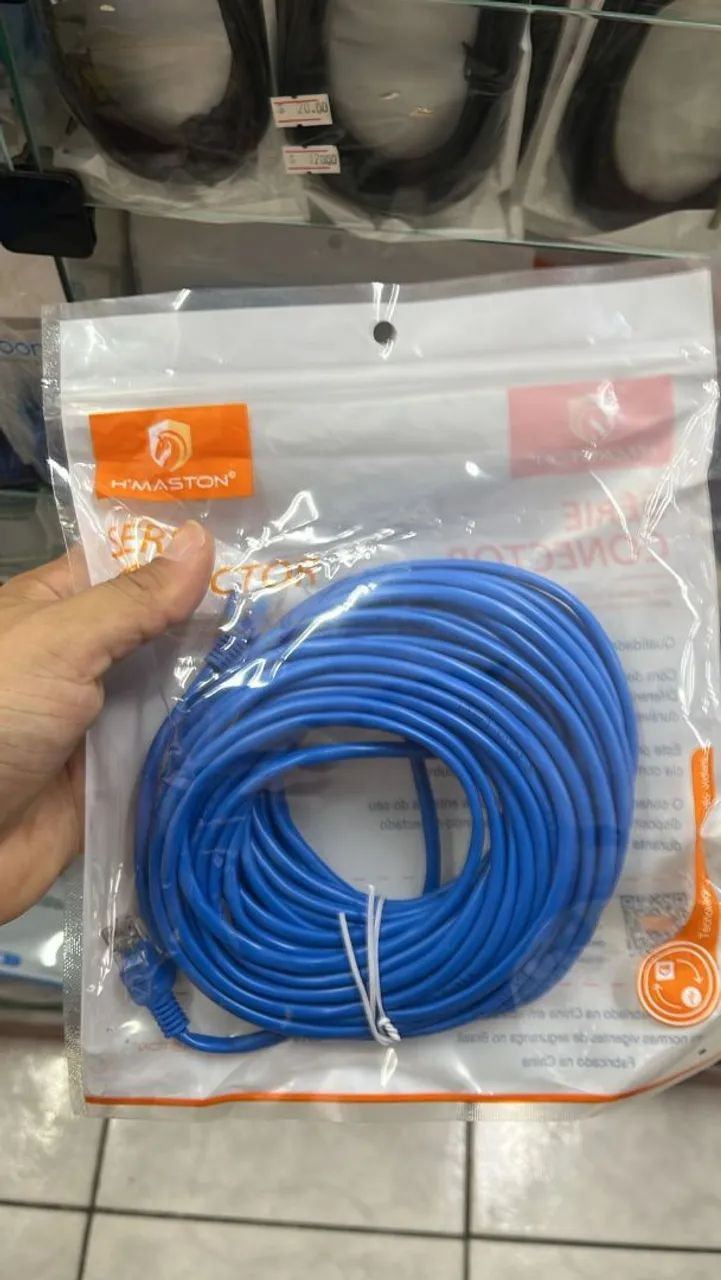 Cabo de internet rede Ethernet 1.5m a 30m - entrega em slz e região 