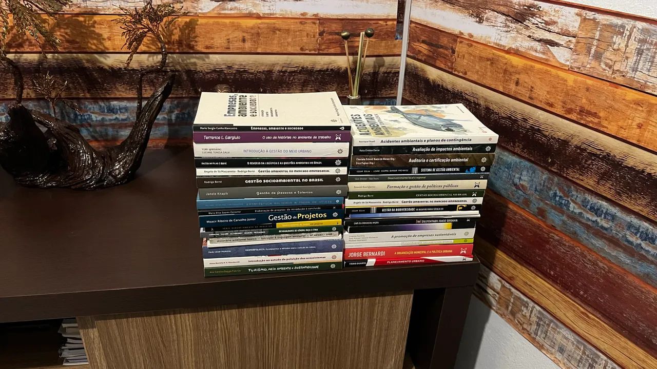 Livros - gestão ambiental engenharia ambiental