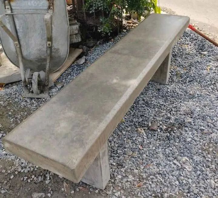Conjunto de Mesa e Bancos de Concreto para Área Externa - Foto 4