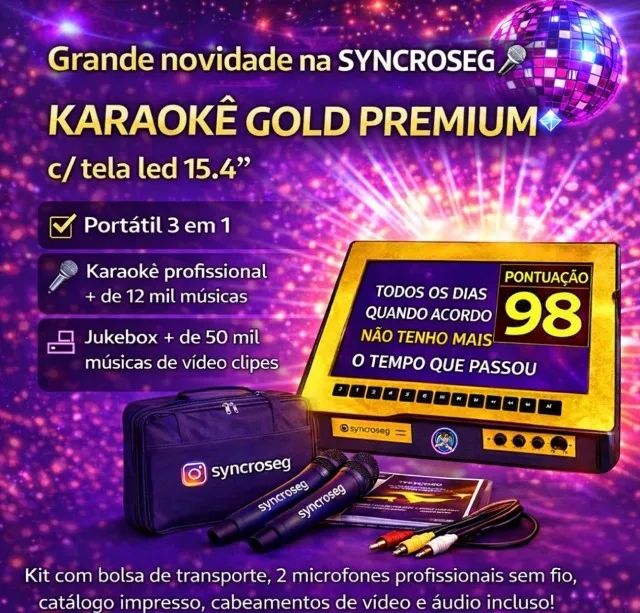 KARAOKE PORTATIL PREMIUM 
