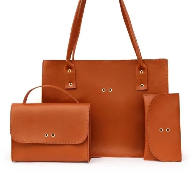 kit 3 bolsas femininas para qualquer ocasião - Foto 2