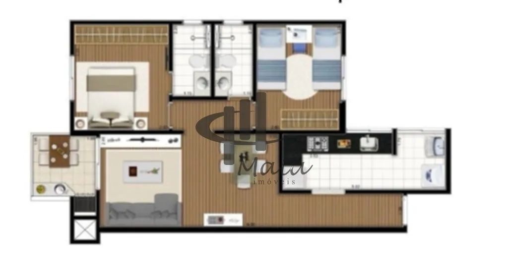 Venda Apartamento Santo Andre Campestre Ref: 46993