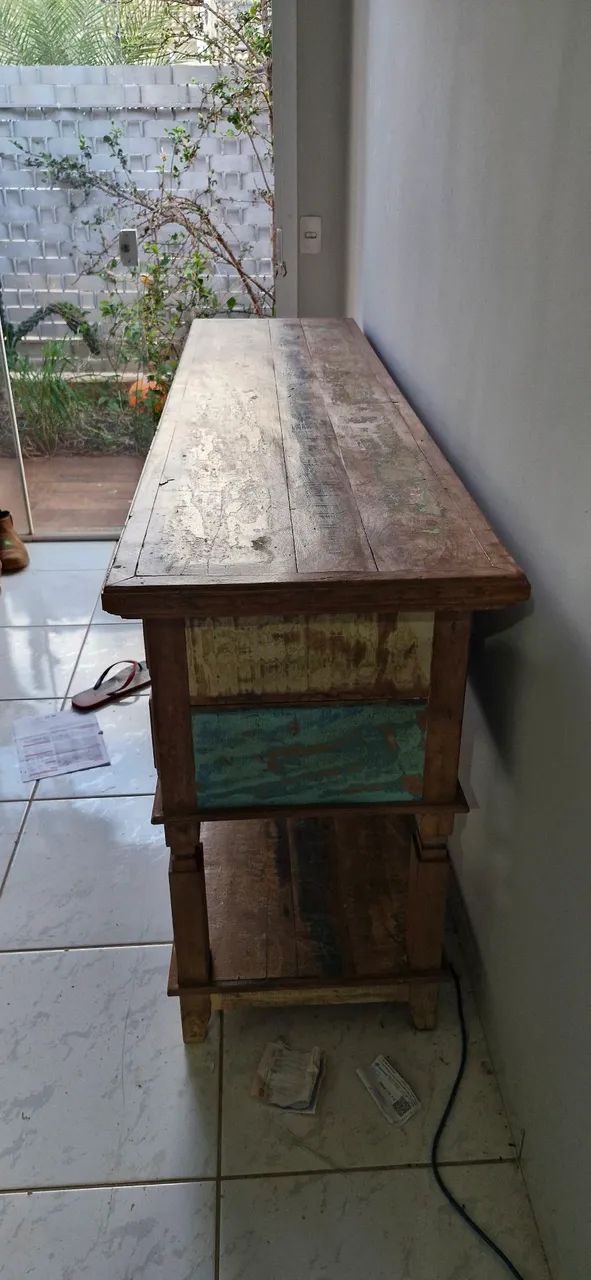 Rack feito de madeira de demolição  - Foto 3