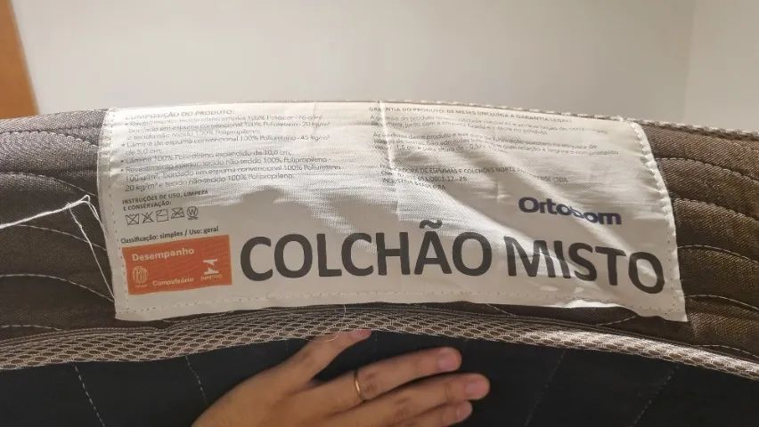 Colchão Ortobom + Base Sommier - Foto 4