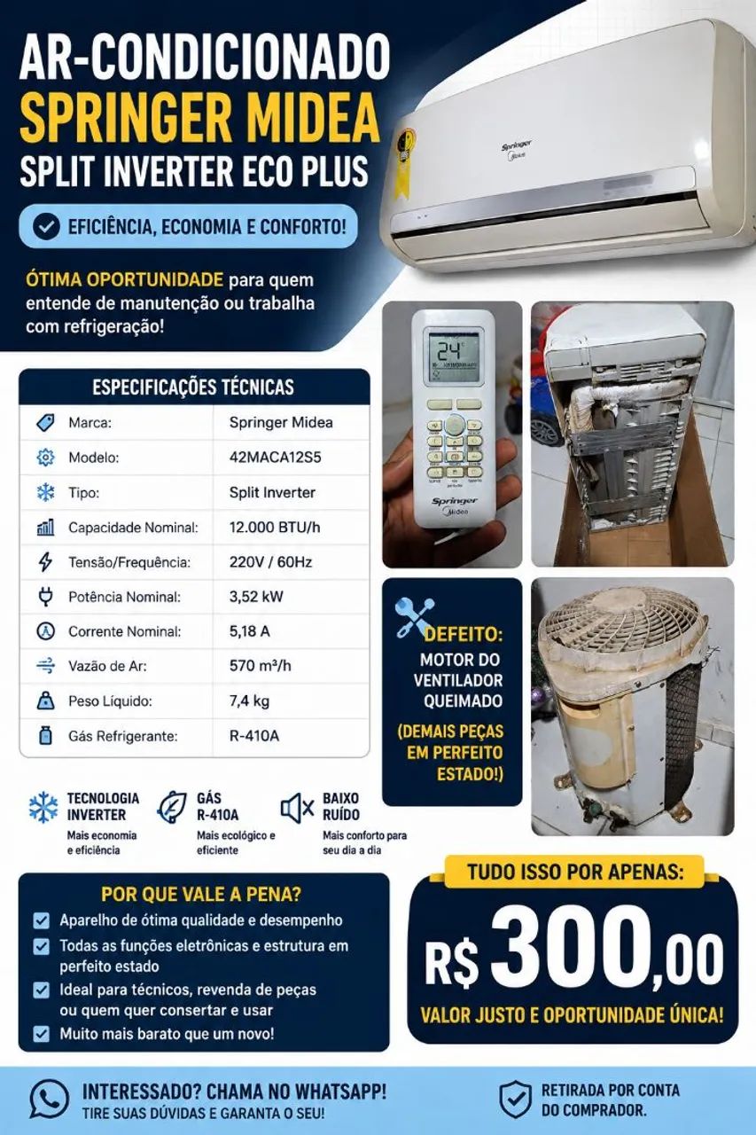 Ar Condicionado 12 Btus