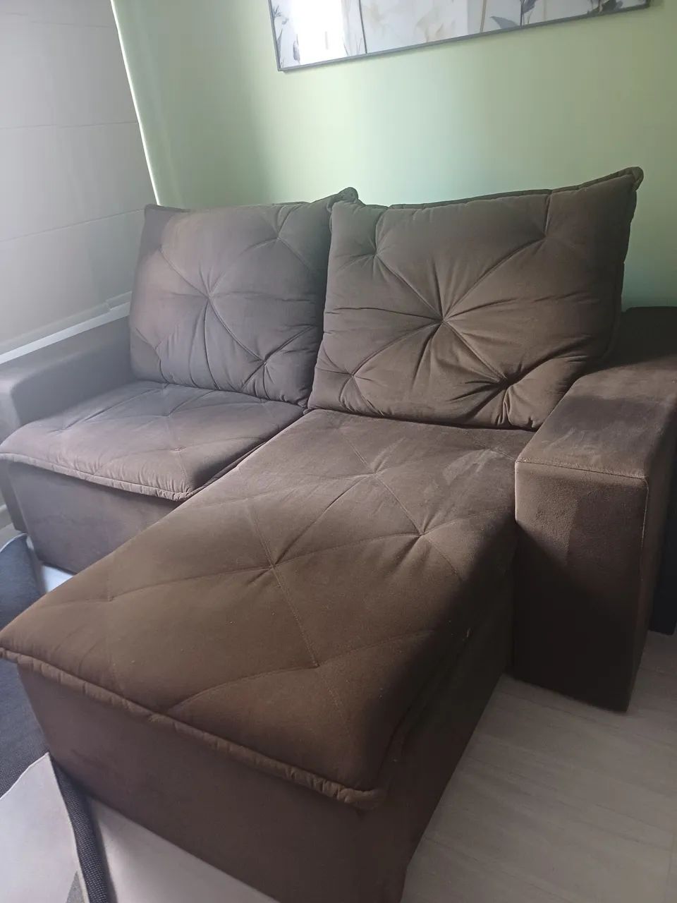 Sofá retratil -2,00 x 1,10 fechado - Foto 2